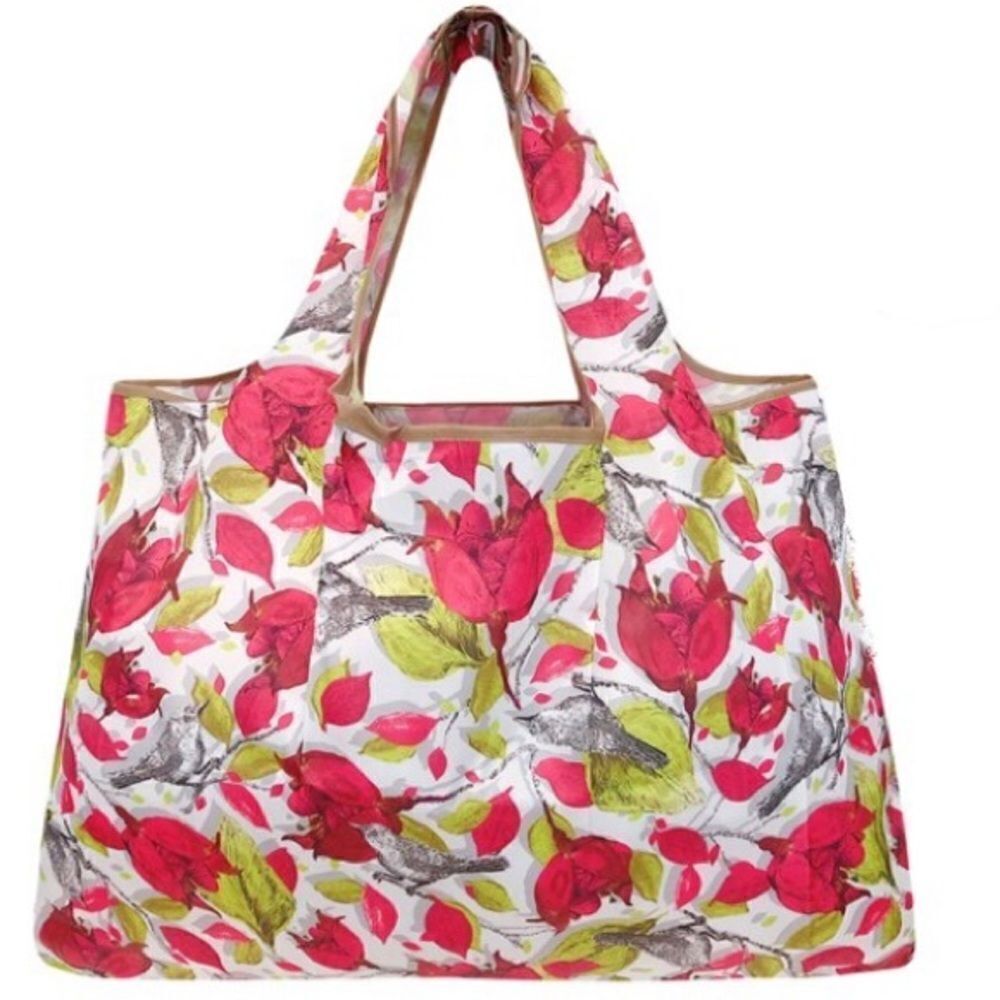 Rose and Bird Tote Bag